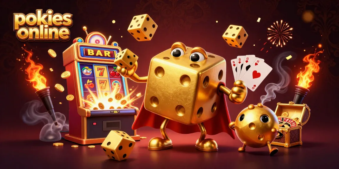 Experience exciting gameplay with pokies online featuring dynamic slot machines and golden elements.