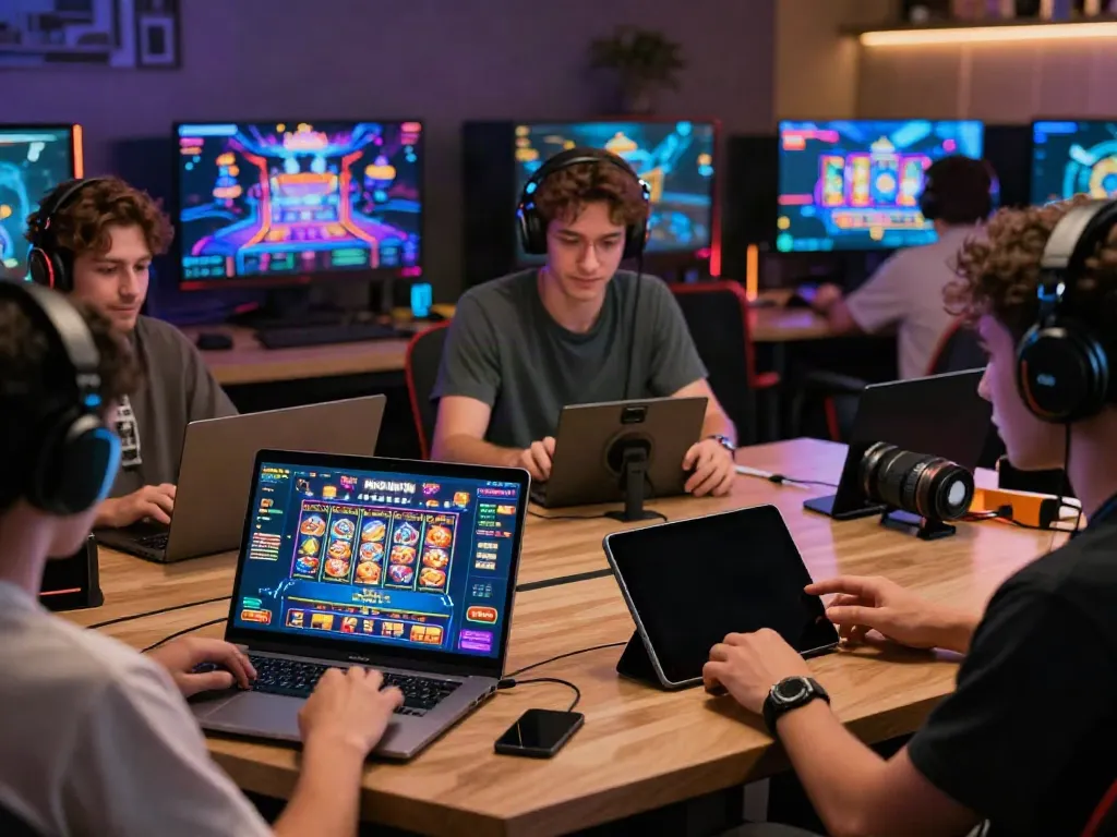 Engaged players enjoying gaming on https://choinohu.vip/ with vibrant graphics and user-friendly interface