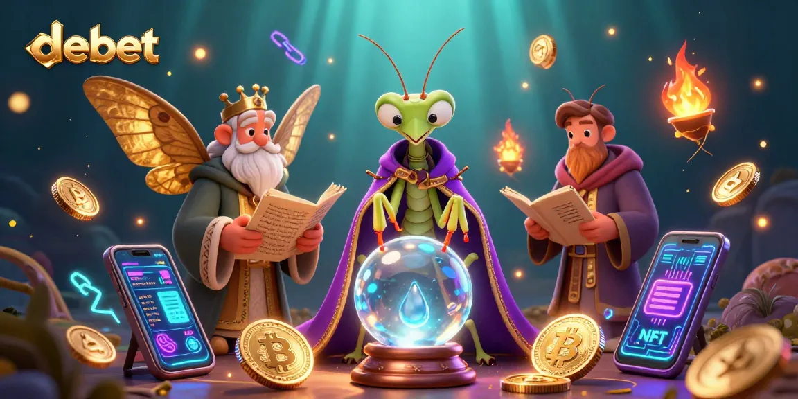 Engage with debet opportunities as a praying mantis fortune teller and a librarian consult ancient knowledge.