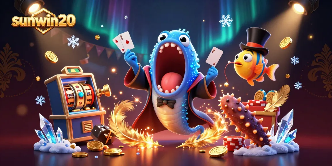 Experience thrilling magic and gameplay in an ultra-detailed scene featuring sunwin20 with vibrant casino elements.