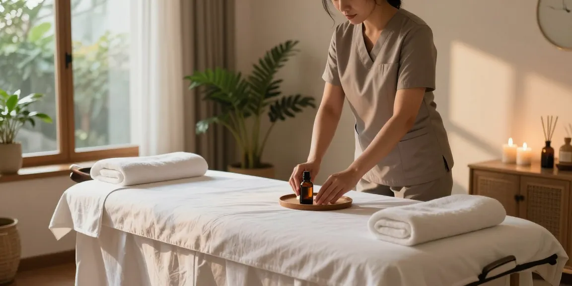 Experience premium 구로출장안마 in a serene home setting with a professional therapist.
