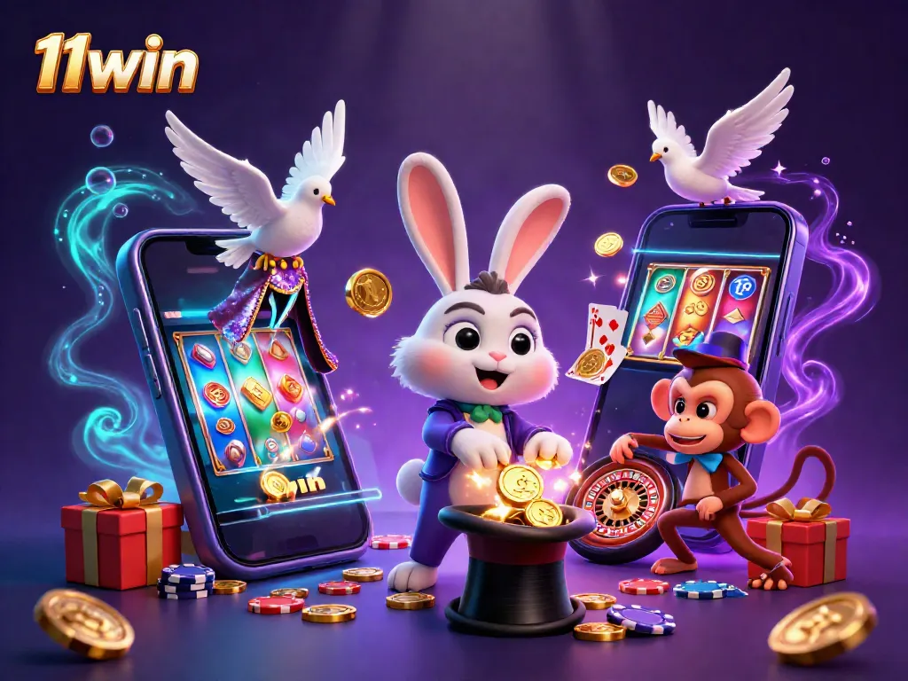 Experience the magical world of 11win with cartoon characters gaming and winning big!