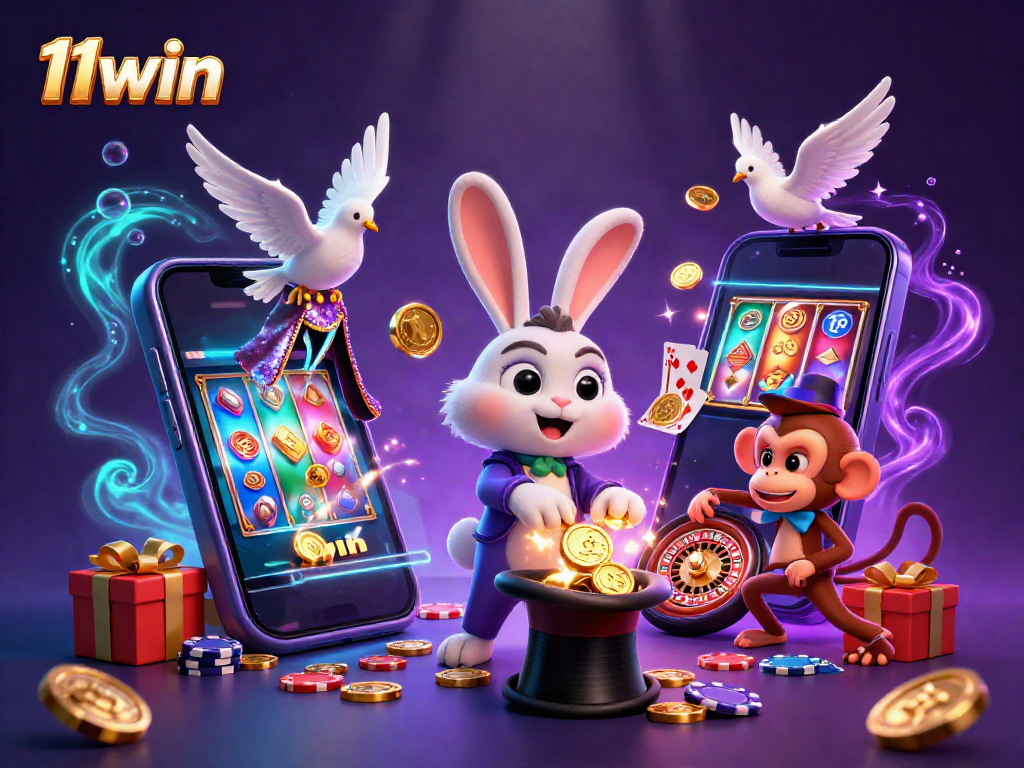 Experience the magical world of 11win with cartoon characters gaming and winning big!