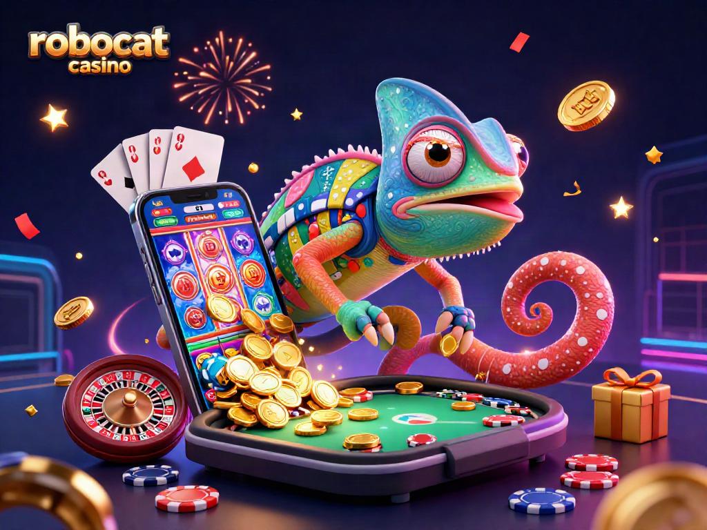 Experience excitement at robocat casino with vibrant games and dynamic casino elements.