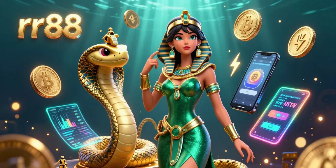 Spin the reels at rr88 for thrilling wins with vibrant gaming elements in stunning 3D illustration.
