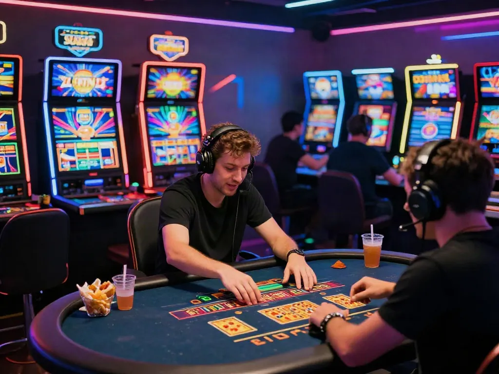 Exciting online gaming experience at https://du88az.net/ with players engaging in casino games.