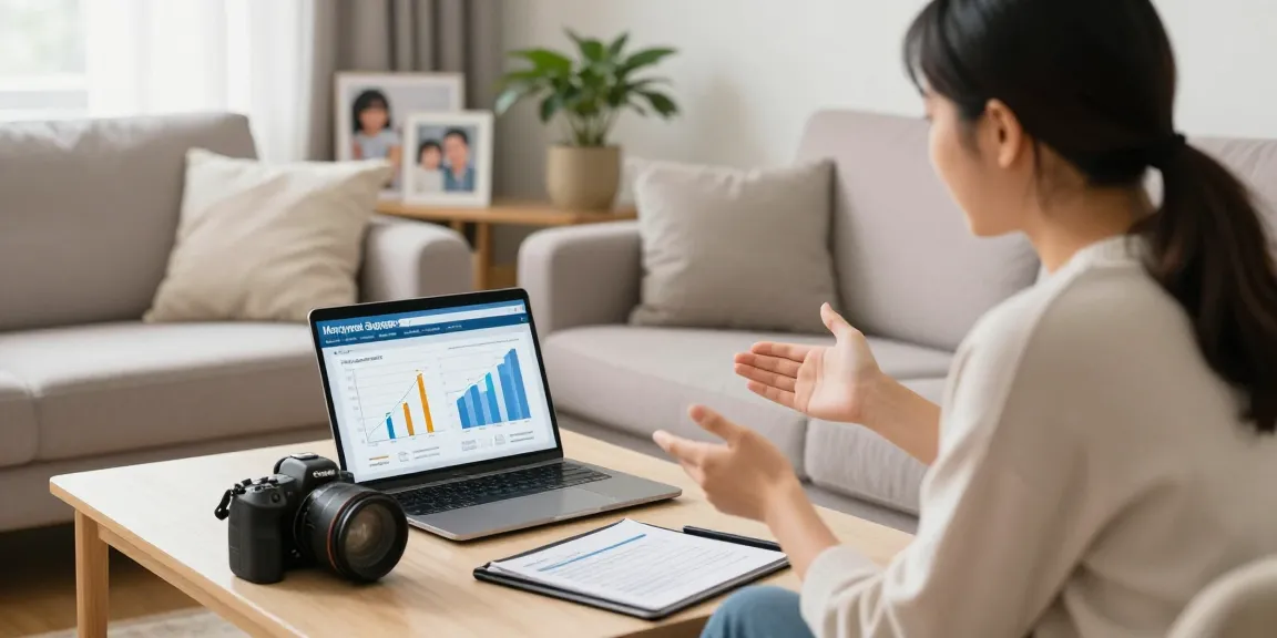 Couple simulating mortgage options using a laptop and discussing plans, highlighting simular hipoteca.