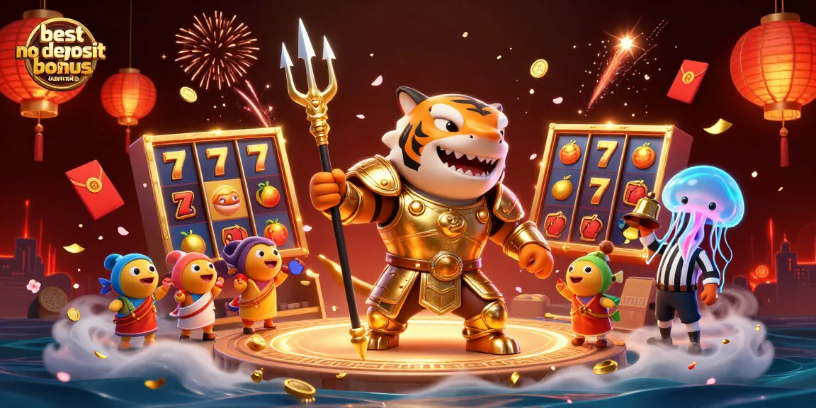 Experience the best no deposit bonus Australia with immersive casino action in a vibrant 3D illustration.
